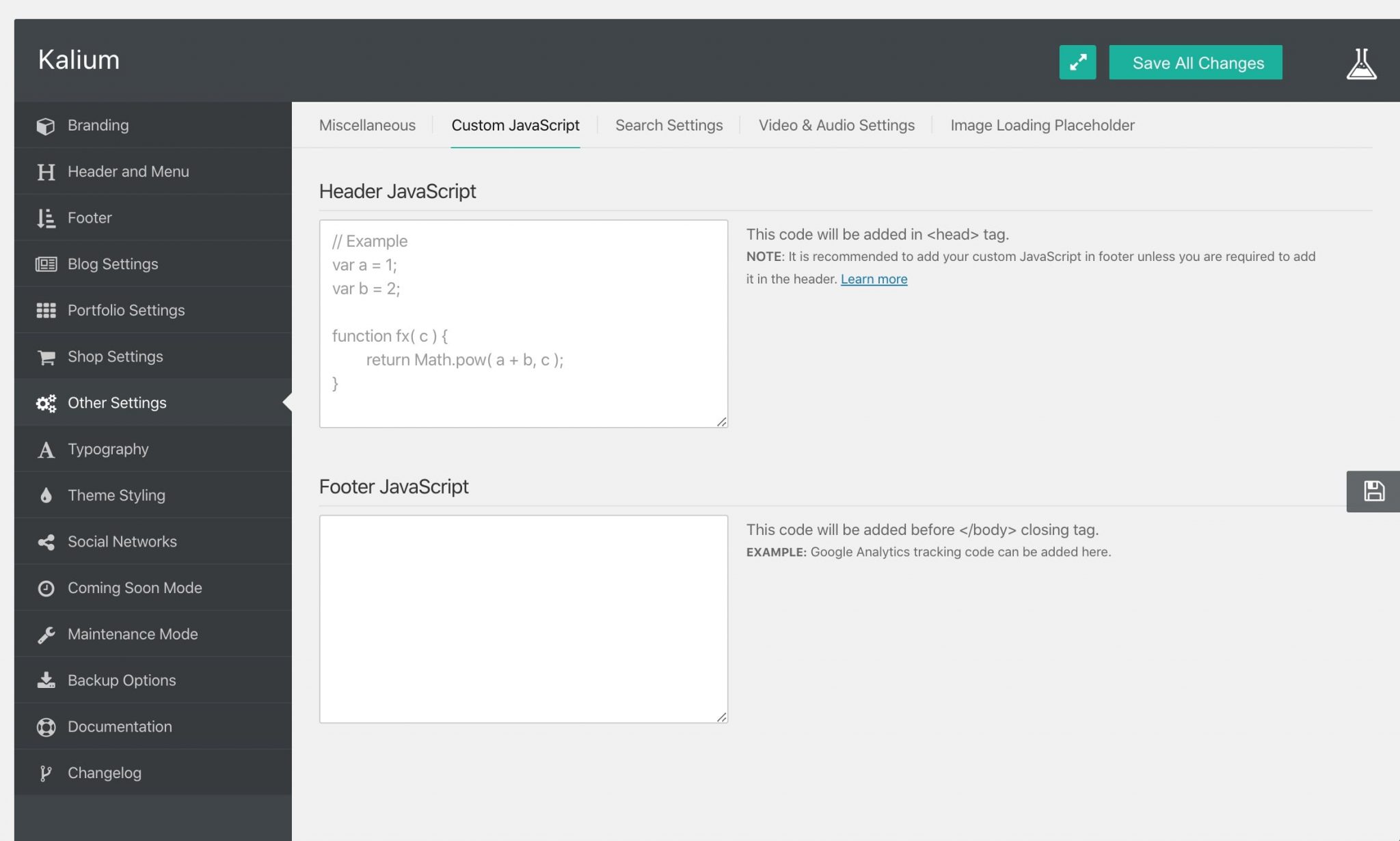 Adding Custom JavaScript or Analytics Tracking Code - Laborator