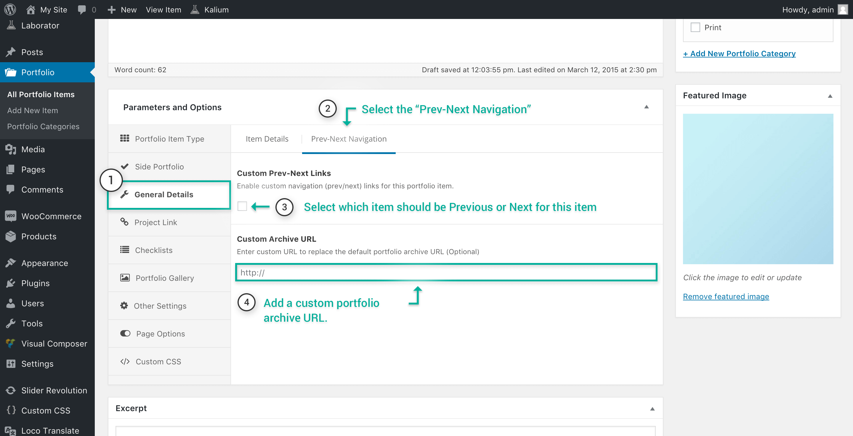 Creating A Portfolio Item Documentation